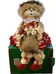 House Of Lloyd Christmas Doll Flossie 1989 Vintage Holiday Decoration - Picture 1 of 10