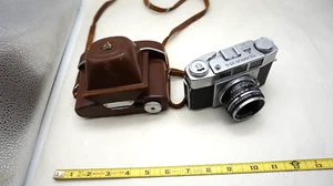 Cámara Olympus 35-S E.Zuiko 4.8Cm F2.8 de colección con cubierta envío gratuito torre EE. UU. - Imagen 1 de 9
