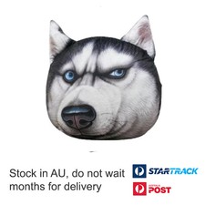 3D Cartoon Dogs Shape Car Headrest - Husky