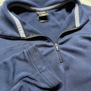 Patagonia Pullover Women’s Large Blue Zip-T Capilene Performance Lightweight - Picture 1 of 14