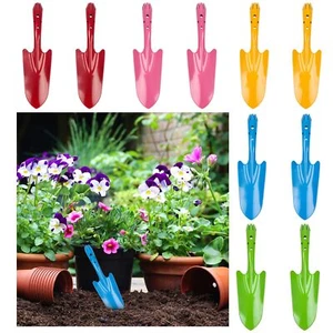 10 Pack Mini Colorful Metal Hand Shovel Kids Teens Adults Trowel Set Garden T... - Picture 1 of 6