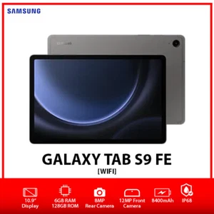 Samsung Galaxy Tab S9 FE Wi-Fi Octa Core Android PC Tablet AU – Grey/6GB+128GB - Picture 1 of 6