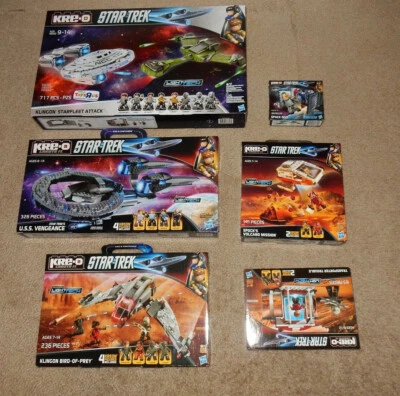Kreo Star Trek Lote Completo de 6 Juegos Enterprise Vengeance Klingon Battle Cruise Foto 1 de 4
