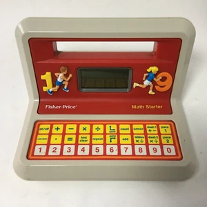 1988 Fisher-Price Electronic Math Starter Game Educational Learning 6602 Vintage - Picture 1 of 24