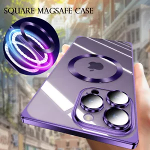 Custodia TPU Mag Safe antiurto per iPhone 15 14 13 12 11 Pro Max obiettivo fotocamera - Foto 1 di 20