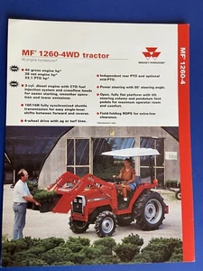 Massey Ferguson MF 1260-4WD Tractor Brochure - Picture 1 of 1