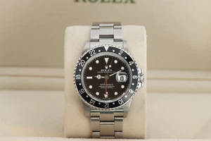 Rolex GMT-Master II 16710T "Black Transitional" Circa 2005 Birth Year Red GMT - Picture 1 of 5