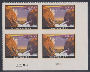 US Stamp #4269 Hoover Dam 2008 Block VF NH - Picture 1 of 1