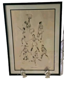 Univetsity Kentucky Wildcats NCAA Championship '77-'78 Basketball Signed Print   - Picture 1 of 10