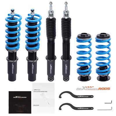 24 Way Adjustable Damper Coilovers Lowering Kit for Audi A6 C7 A7 Quattro 12-18 - Image 1 of 4