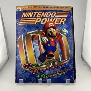 Nintendo Power #100 Best Games of All Time With Poster - Foto 1 di 8