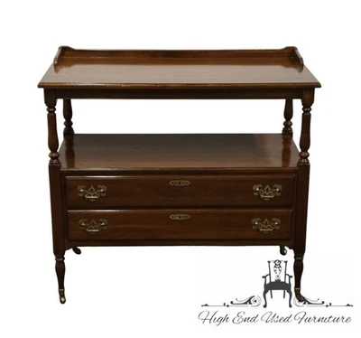 ETHAN ALLEN Georgian Court Solid Cherry Traditional Style 64" Server Buffet 1... - Image 1 of 4