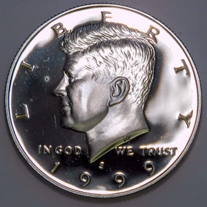 Medio dólar Kennedy 1999-S prueba plata 50c k201 - Imagen 1 de 2