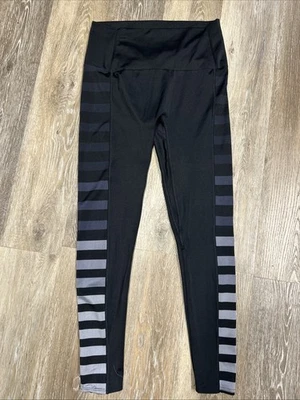 K-Deer Black Striped With Gray Leggings - Image 1 of 4