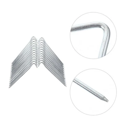 10 pezzi di in metallo picchetti da campeggio per le tensioni da sole - Image 1 of 4