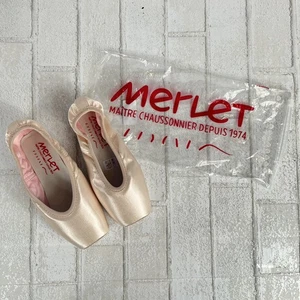 Merlet C-031 Belle Pointe Shoe w pre arched sole Ballet Dance US 14 - EU 36.5 S3 - Picture 1 of 7