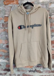 Champion Hoodie Mens Sz M Medium Light Brown Sweatshirt 67 - Picture 1 of 3