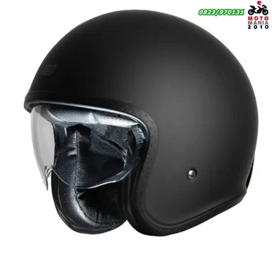 Casco Moto Jet  CUSTOM TIPO BANDIT ORIGINE SPIRIT  NERO OPACO  22.06 - Immagine 1 di 2