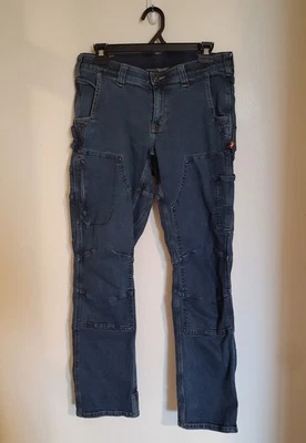 Dovetail Worlwear Britt X Utility Cargo Pants Indigo Blue Size 10 - Image 1 of 4