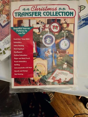 Christmas Transfer Collection Cross-Stitch Embroidery Etc1991 by Gerri Sorkin - Image 1 of 4