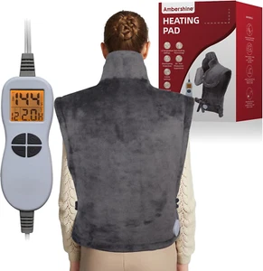 26"X35" XXXL King Size Neck& Shoulder& Back Heating Pad with 12 Temperature Sett - Picture 1 of 6
