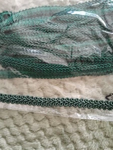 Silky Gimp Emerald Green12mm Upholstery Braid Trim 3 Metres - Picture 1 of 1