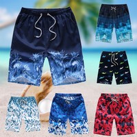 Mens Boardshorts Surf Beach Shorts Man Swimming Trousers Sports Trunks Pants UK