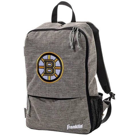 Franklin Sports NHL Boston Bruins Street Pack Backpack Gray Cover