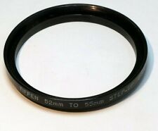 Tiffen 52mm to 55mm Step-up ring Metal adapter threaded made in USA