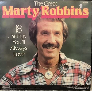 Marty Robbins The Great Marty Robbins 1983 LP Vinyl Record Album CBS P 17159* - Picture 1 of 2