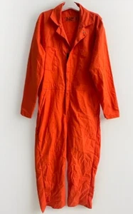 Red Kap 8 Pocket Orange Jumpsuit Size 40 Regular - Picture 1 of 8