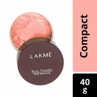Polvo facial Lakme Rose rosa cálido 40 g- Foto 1 de 4
