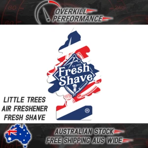 Little Trees Air Freshener Fresh Shave - Car Truck Taxi Uber Home Office - Picture 1 of 1
