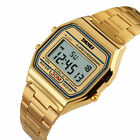 Retro Watch Classic Men's-women Stainless Steel Digital Sport Wrist Watch 2023