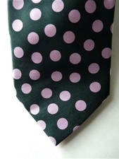 ITALO FERRETTI POLKA DOTS SILK TIE