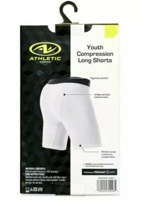 Athletic Works Youth Compression Shorts Small 6-7 - Image 1 of 2