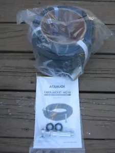 Aqua Joe AJFJH50-PRO 1/2" x 50 piedi flessibile giacca in fibra tubo da giardino con ugello - Foto 1 di 4
