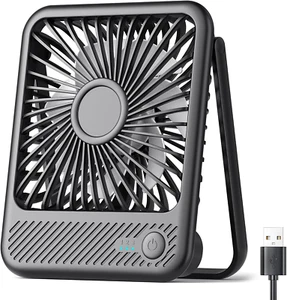 Koonie USB Desk Fan, Strong Wind Ultra Quiet Small Personal Fan with 180° Tilt F - Picture 1 of 12