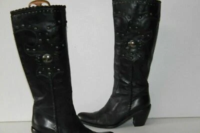 Botas de Equitación HEYRAUD Cuero Negro Forrado Cuero T 40 TBE Foto 1 de 4