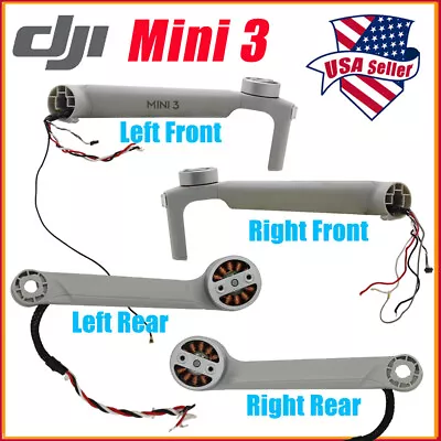 OEM L R Front Rear Arm Shell Cover w/ Motor Replacement For DJI Mini 3 Drone - Image 1 of 4