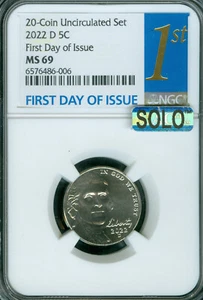 2022 D JEFFERSON NICKEL NGC FDI MS69 MAC SOLO FINEST REGISTRY SPOTLESS * - Picture 1 of 2