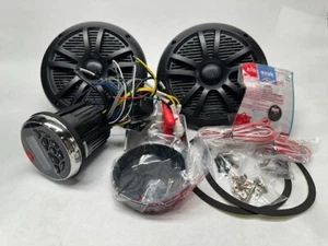 Boss Audio Systems MCKGB350B.6 6,5"" altoparlanti e ricevitore IPX6 marino {WHSE2.26A3} - Foto 1 di 9