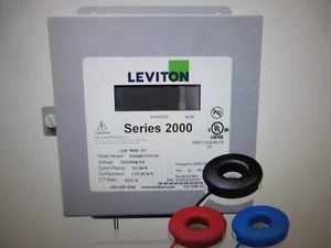Leviton Series 2000 Three Phase Indoor Meter Kit, 120/208-Volt 3P4-Watt 100 Amp - Picture 1 of 7