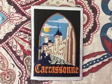 Patch Carcassonne Occitanie France Fortified City Cathars Souvenir Pope UNESCO