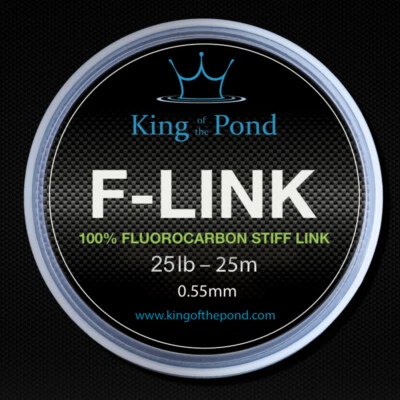 KOTP Fluorocarbon Stiff Link Boom Vorfachmaterial 25lb 0,50mm, 25m - Karpfenangeln