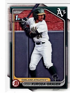 Josh Kuroda-Grauer Athletics 2024 Bowman Draft 1er Bowman ** - Imagen 1 de 2