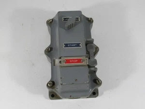 Square D 9001-GW353 Control Station Ser A 600V Start & Stop Switch USED - Picture 1 of 4