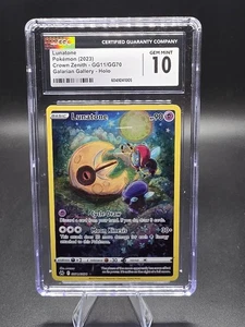 CGC 10 Lunatone GG11/GG70 Corona Zenith Illustrazione Segreta Carta Pokemon Rara - Foto 1 di 2