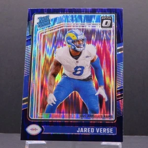 Jared Verse 2024 Panini Optic Purple Shock Rated Rookie #242 Rams - Bild 1 von 2