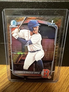 2025 Bowman D’ANGELO ORTIZ 1st Bowman Chrome Reptilian Refractor BCP-61 Red Sox - Bild 1 von 2